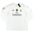 2015-16 Real Madrid adidas Home Shirt L/S *w/tags* XXXL Football Shirt