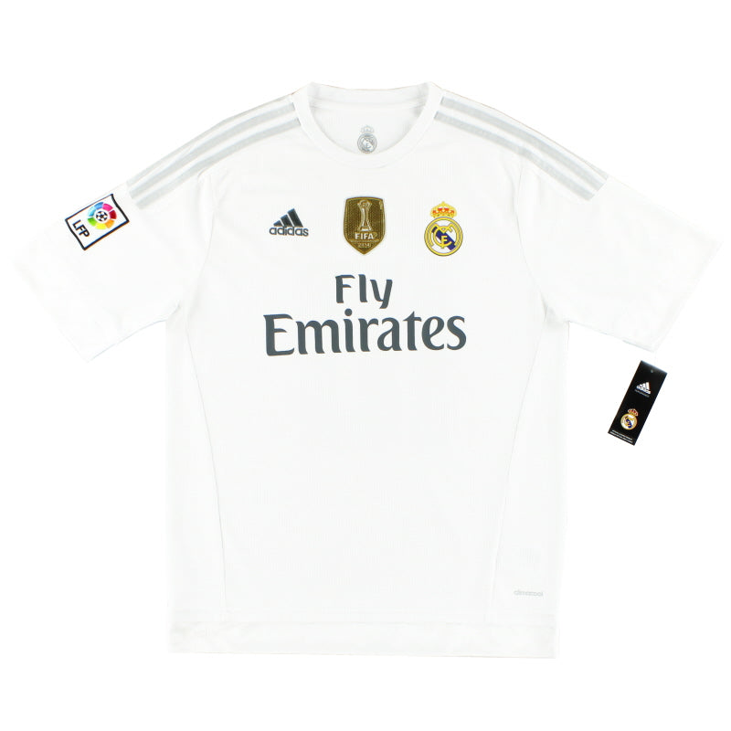 2015-16 Real Madrid adidas Home Shirt *w/tags* S Football Shirt