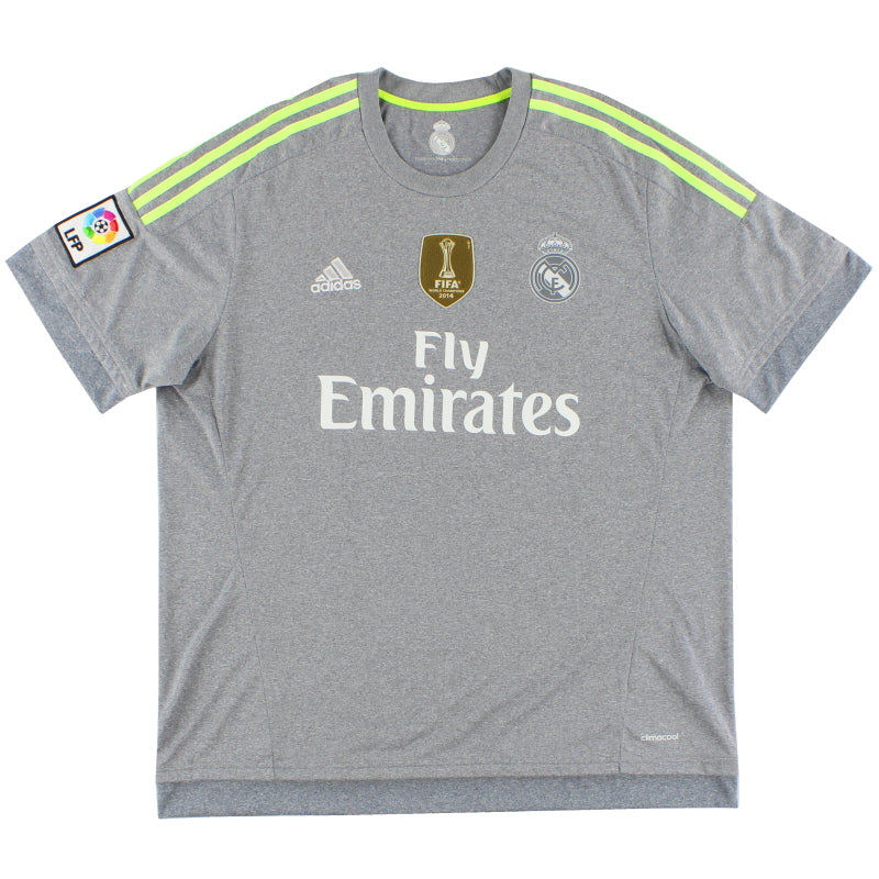 2015-16 Real Madrid Away Shirt *Mint* XL Football Shirt