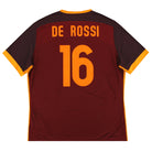 2015-16 Roma Nike 'Authentic' Home Shirt De Rossi #16 *w/tags* XXL Football Shirt