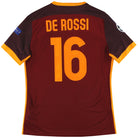 2015-16 Roma Nike Authentic Home Shirt De Rossi #16 *w/tags* L Football Shirt
