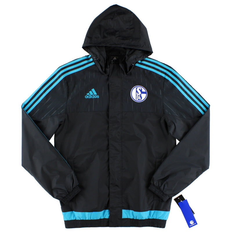 2015-16 Schalke adidas Player Issue Rain Jacket *BNIB* Jacket