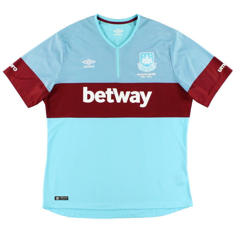 2015-16 West Ham Umbro Away Shirt L Football Shirt