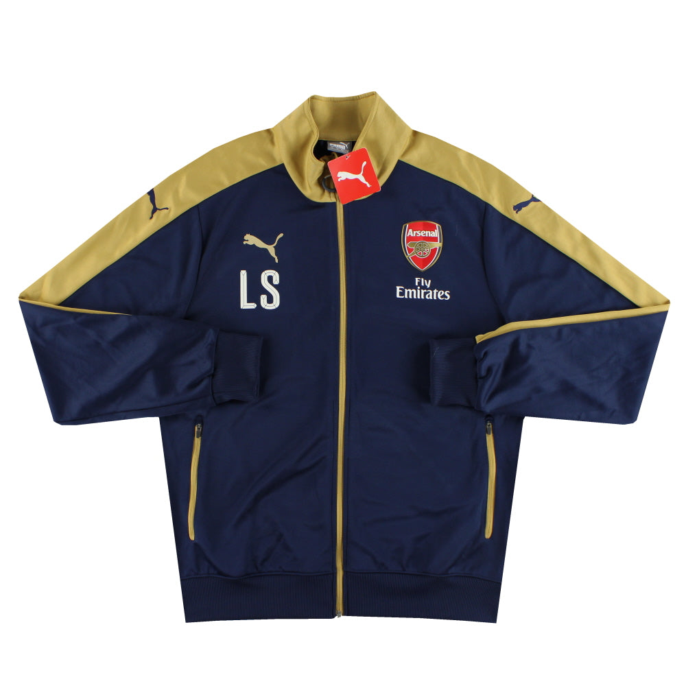 2015-16 Arsenal Puma Player Issue Track Jacket 'LS' *w/tags* L