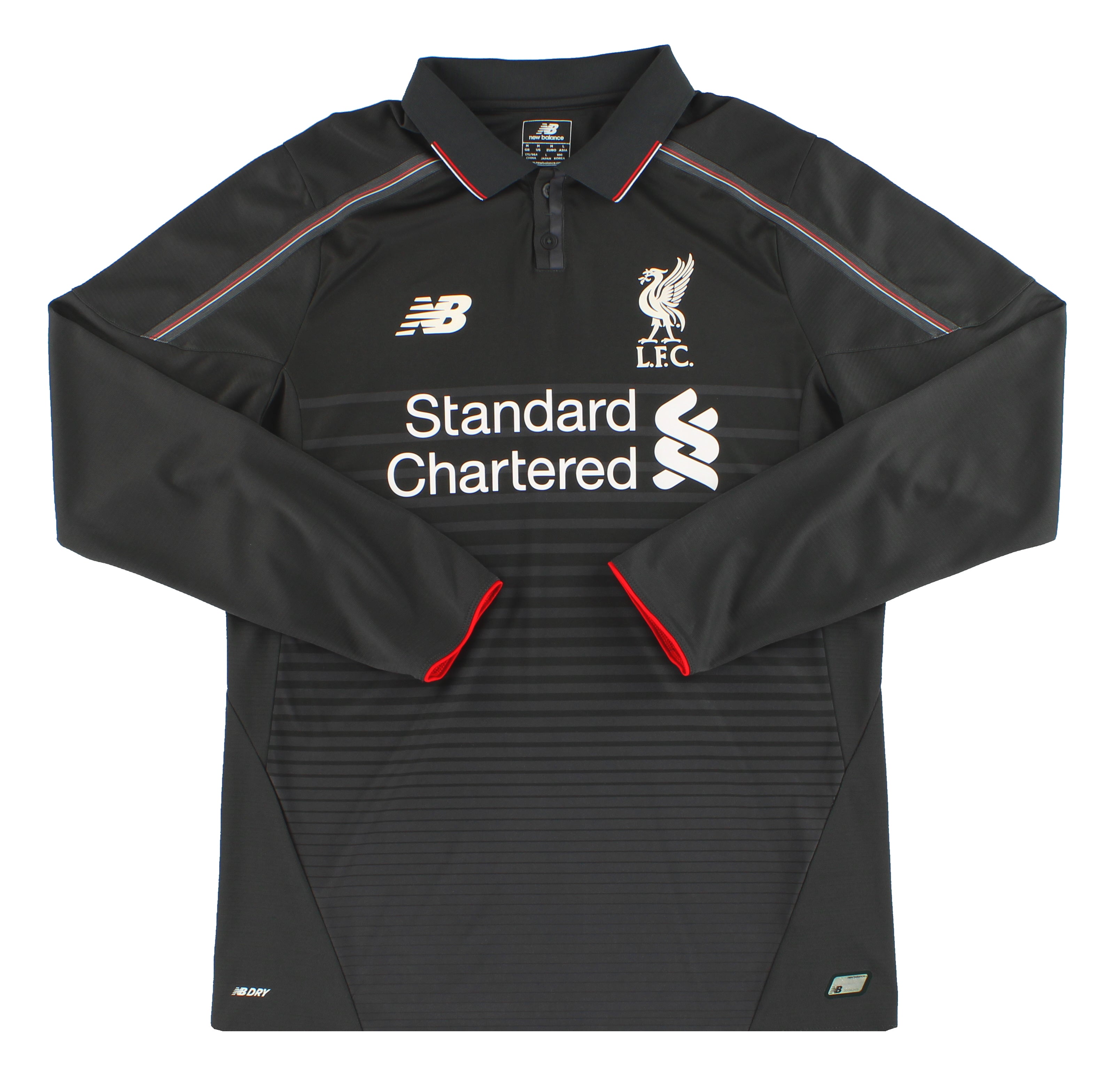 2015-16 Liverpool New Balance Third Shirt L/S M