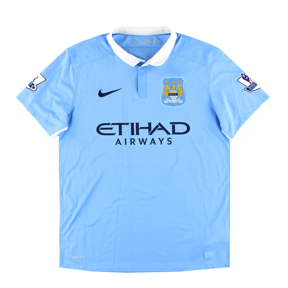 2015-16 Manchester City Nike Home Shirt L 658886-489 | Vintage