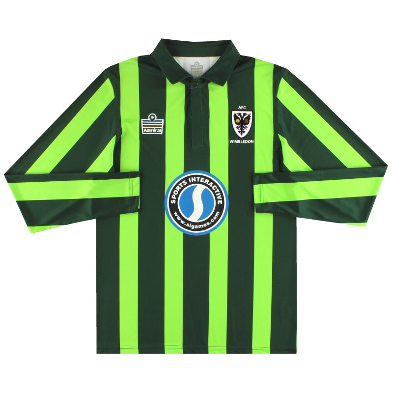 2015-17 AFC Wimbledon Admiral Third Shirt *As New* L/S M Football Shirt