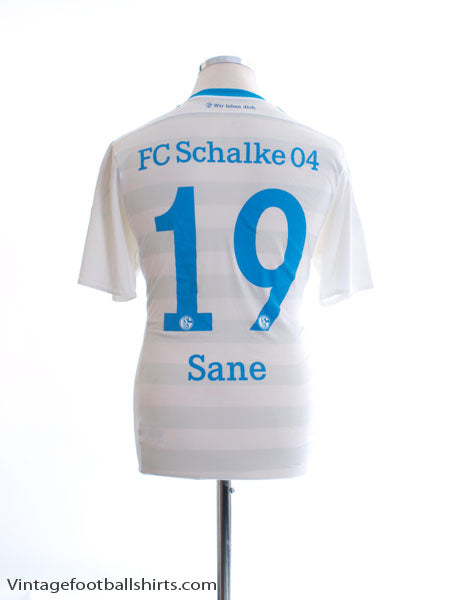 2015-17 Schalke Away Shirt Sane #19 M Football Shirt