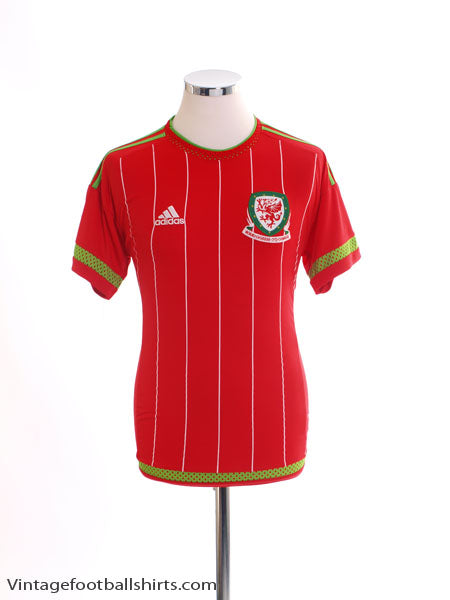 2015 Wales Home Shirt *BNWT* S Football Shirt