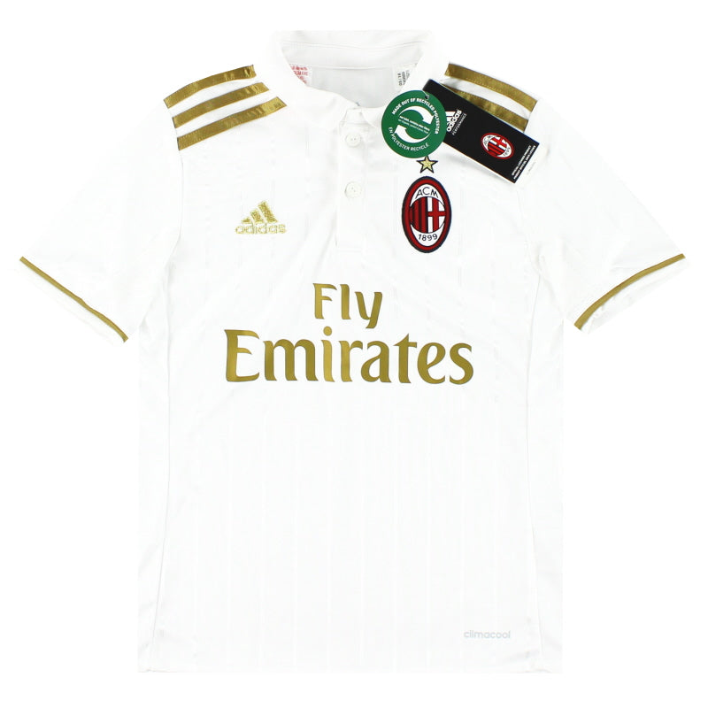 2016-17 AC Milan adidas Away Shirt *w/tags* S.Boys Football Shirt