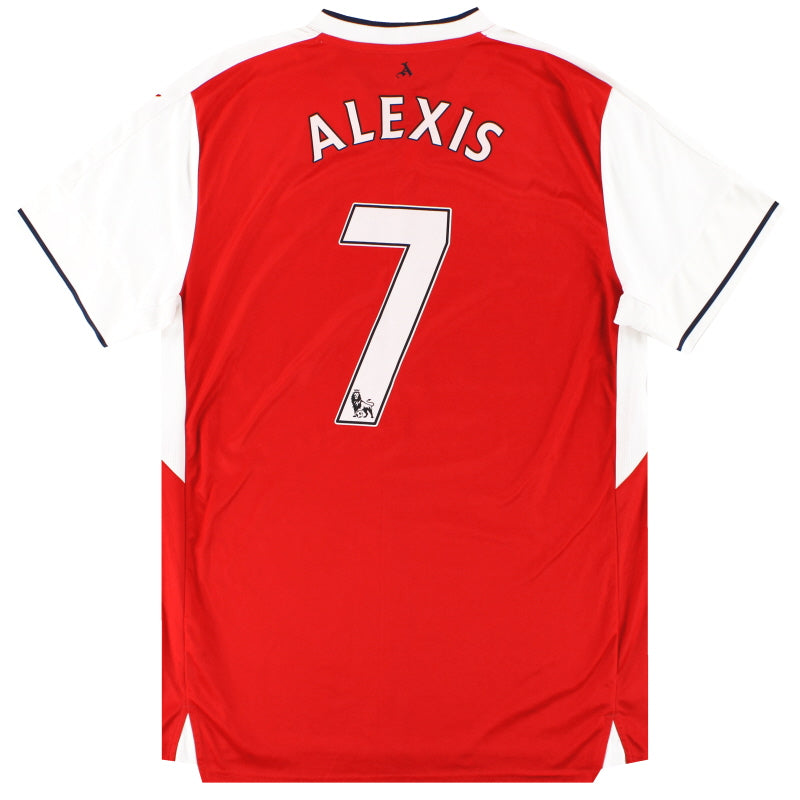 2016-17 Arsenal Puma Home Shirt Alexis #7 L 749712 | Vintage