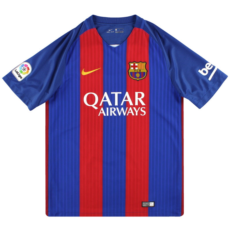 2016-17 Barcelona Home Shirt Messi #10 M G6W635770 | Vintage