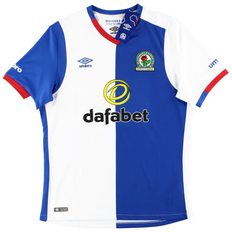 2016-17 Blackburn Umbro Home Shirt *w/tags* M Football Shirt