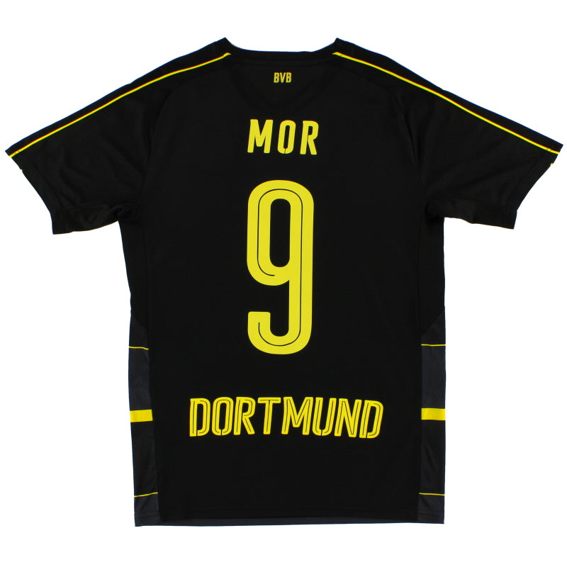 2016-17 Borussia Dortmund Away Shirt Mor #9 S Football Shirt