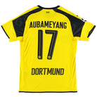 2016-17 Borussia Dortmund CL Home Shirt Aubameyang #17 M Football Shirt