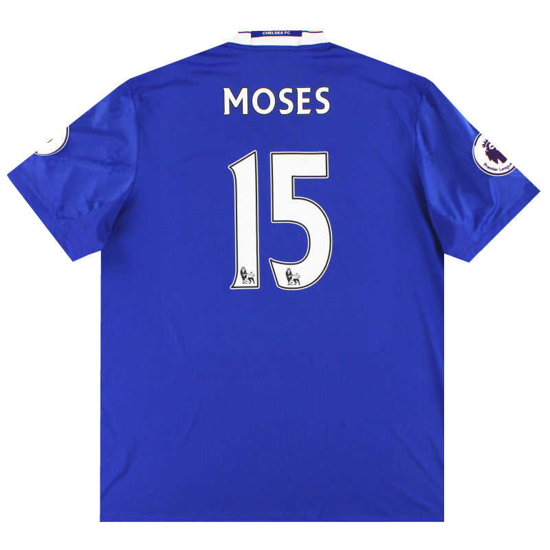 2016-17 Chelsea adidas Home Shirt Moses #15 *Mint* XXL AI7182