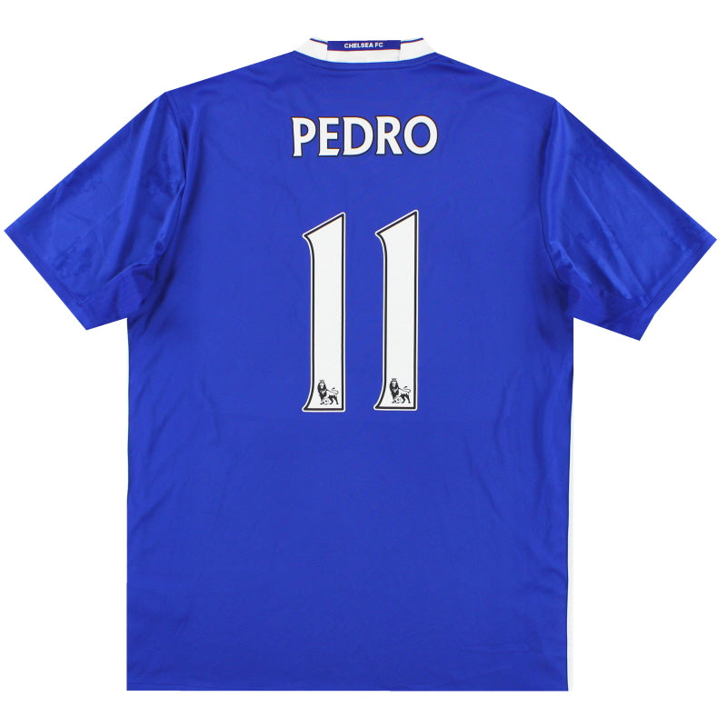 2016-17 Chelsea adidas Home Shirt Pedro #11 L AI7182 | Vintage
