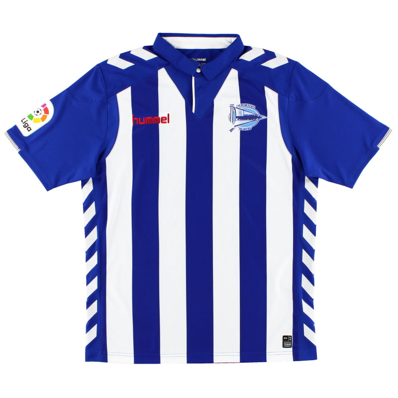 2016-17 Deportivo Alaves Home Shirt M Football Shirt
