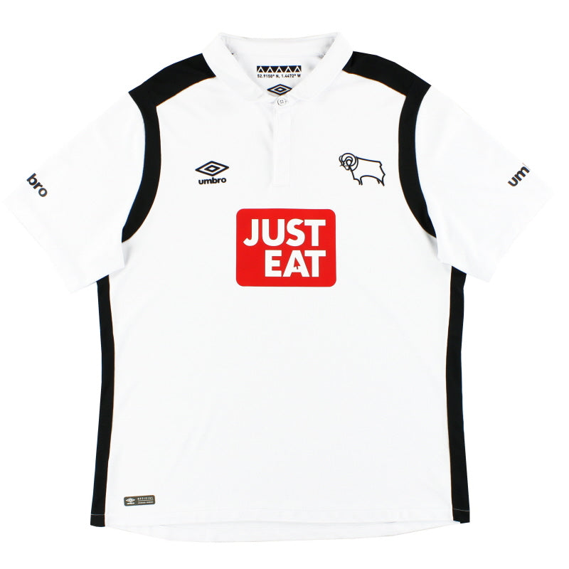2016-17 Derby County Umbro Home Shirt XL Football Shirt