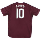 2016-17 Hearts Home Shirt Djoum #10 XL Football Shirt