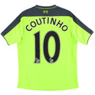 2016-17 Liverpool New Balance Third Shirt Coutinho #10 XL.Boys Football Shirt