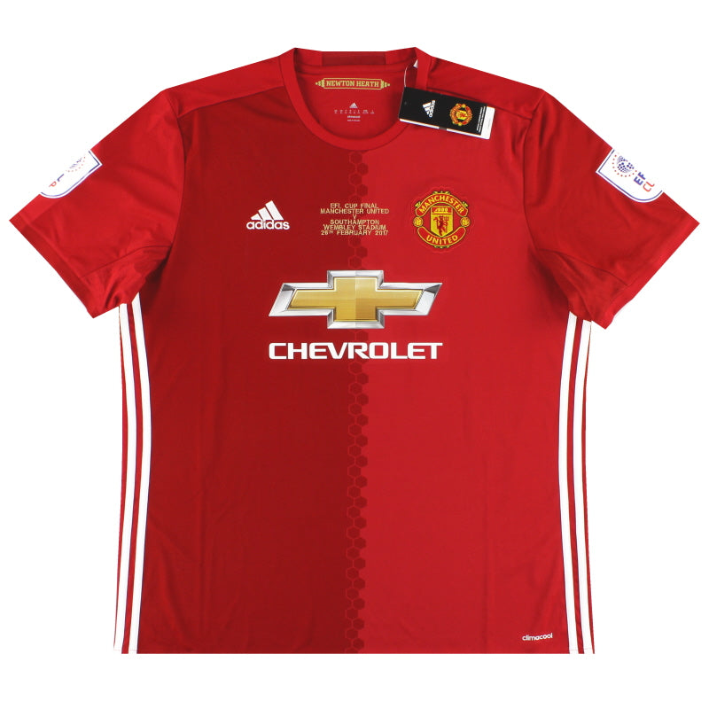 2016-17 Manchester United 'EFL Cup Final' Home Shirt Ibrahimovic #9 *w/tags* XL Football Shirt