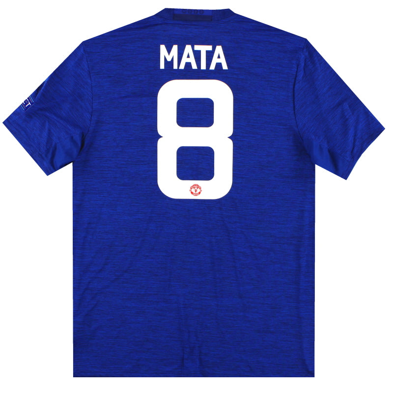 2016-17 Manchester United 'Final Stockholm 2017' Home Shirt Mata #8 *w/tags* L Football Shirt