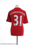 2016-17 Manchester United adidas Home Shirt Schweinsteiger #31 S Football Shirt
