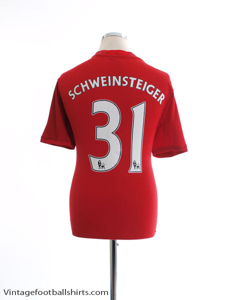 2016-17 Manchester United adidas Home Shirt Schweinsteiger #31 S Football Shirt