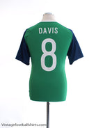 2016-17 Northern Ireland Home Shirt Davis #8 *BNWT* M Football Shirt