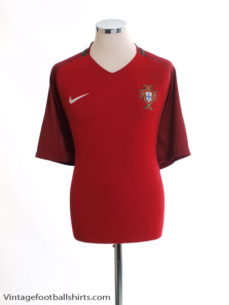 2016-17 Portugal Home Shirt *Mint* XL Football Shirt