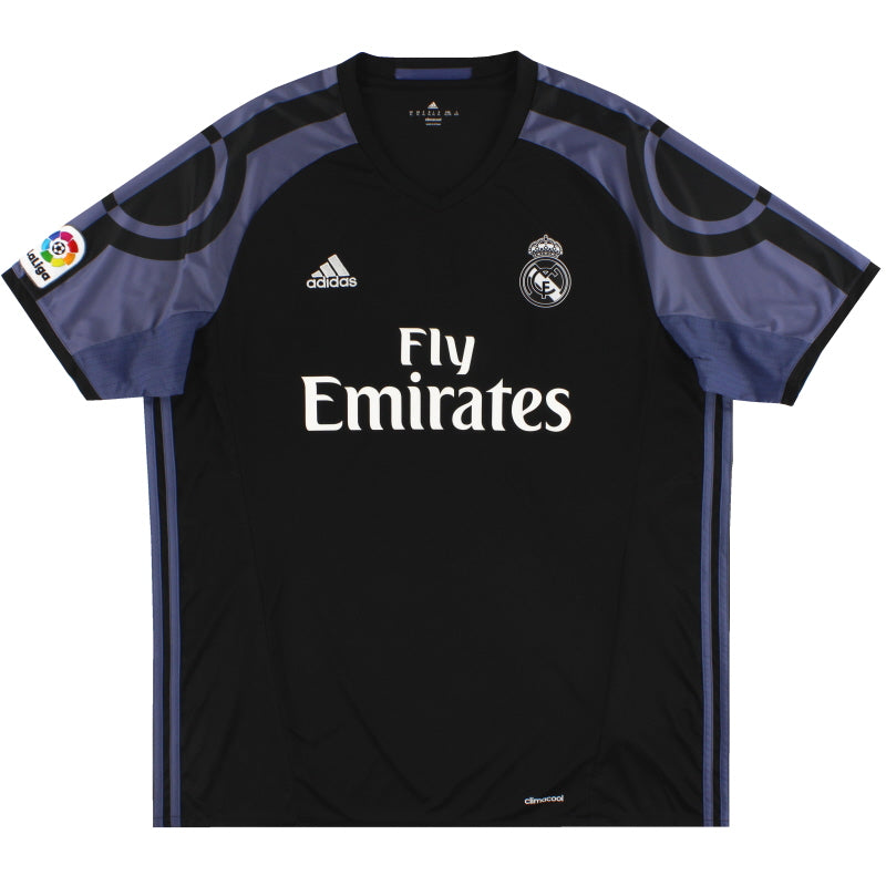 2016-17 Real Madrid adidas Third Shirt *Mint* XL Football Shirt