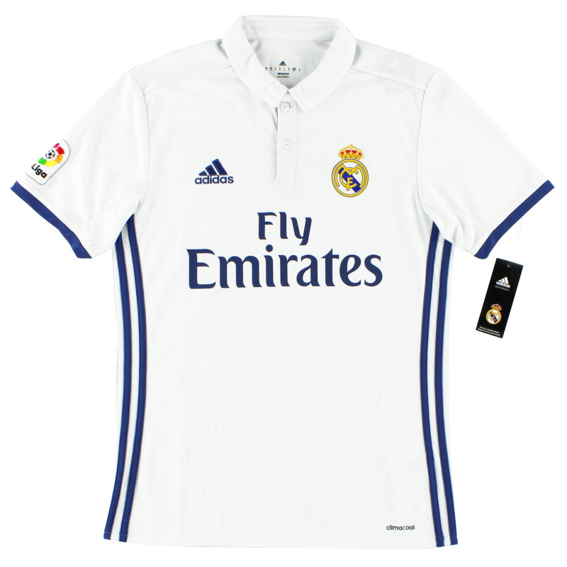 2016-17 Real Madrid adidas Home Shirt *BNIB* S94992 | Vintage Football ...