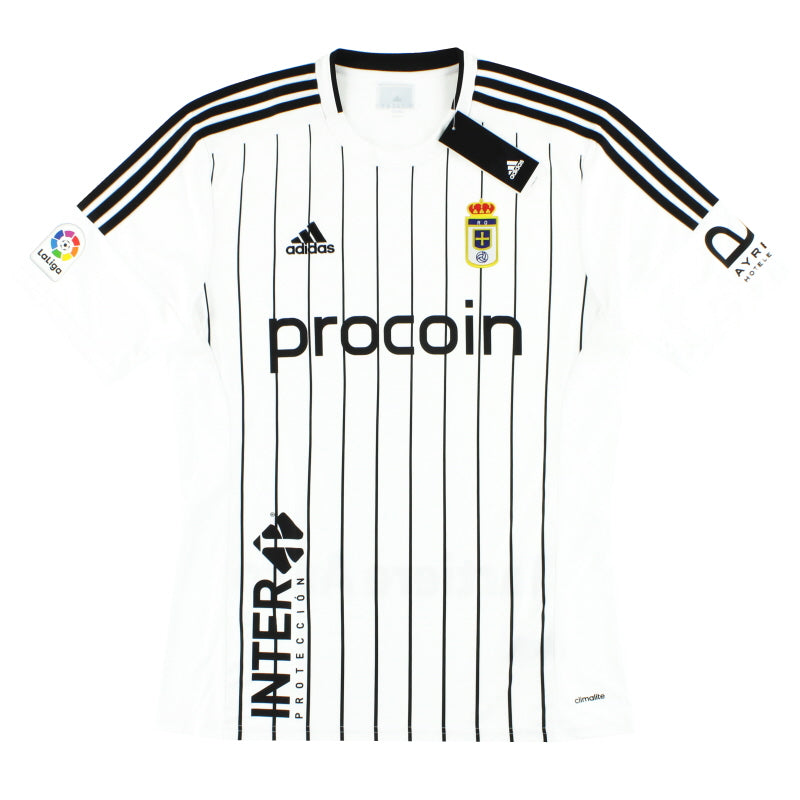2016-17 Real Oviedo adidas Third Shirt *BNIB* L Football Shirt
