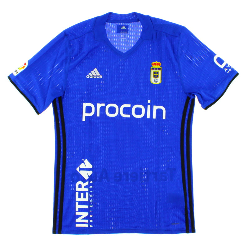 2016-17 Real Oviedo Player Issue Adizero Home Shirt *BNIB*  Football Shirt