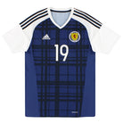 2016-17 Scotland adidas Player Issue Home Shirt #19 M Football Shirt