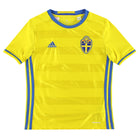 2016-17 Sweden adidas Home Shirt M.Boys Football Shirt