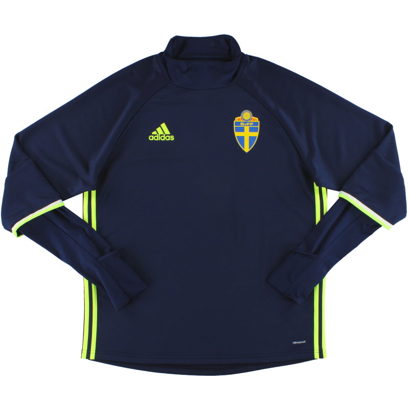 2016-17 Sweden adidas Training Top *Mint* L Football Shirt