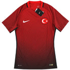 2016-17 Turkey Nike Authentic Home Shirt *w/tags* M Football Shirt