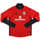 2016-17 Wales adidas Training Top *Mint* L Football Shirt