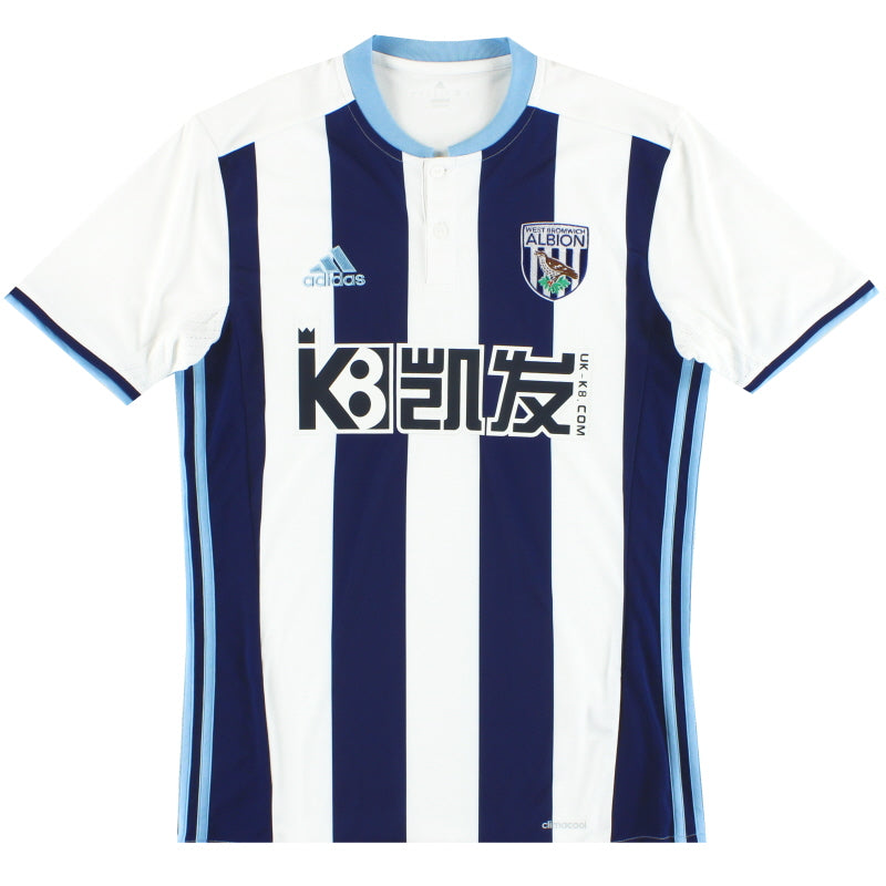 2016-17 West Brom adidas Home Shirt *Mint* S Football Shirt