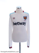 2016-17 West Ham Away Shirt L/S XL Football Shirt
