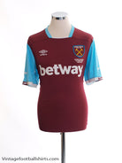 2016-17 West Ham Home Shirt L Football Shirt
