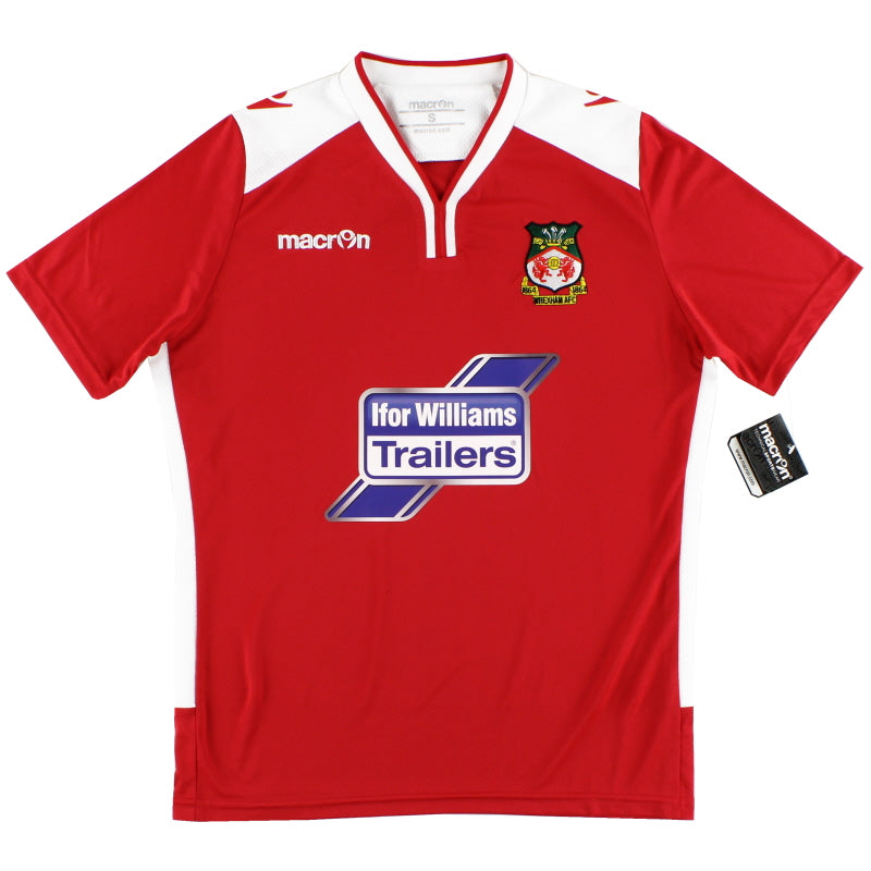 2016-17 Wrexham Macron Home Shirt *w/tags* S Football Shirt