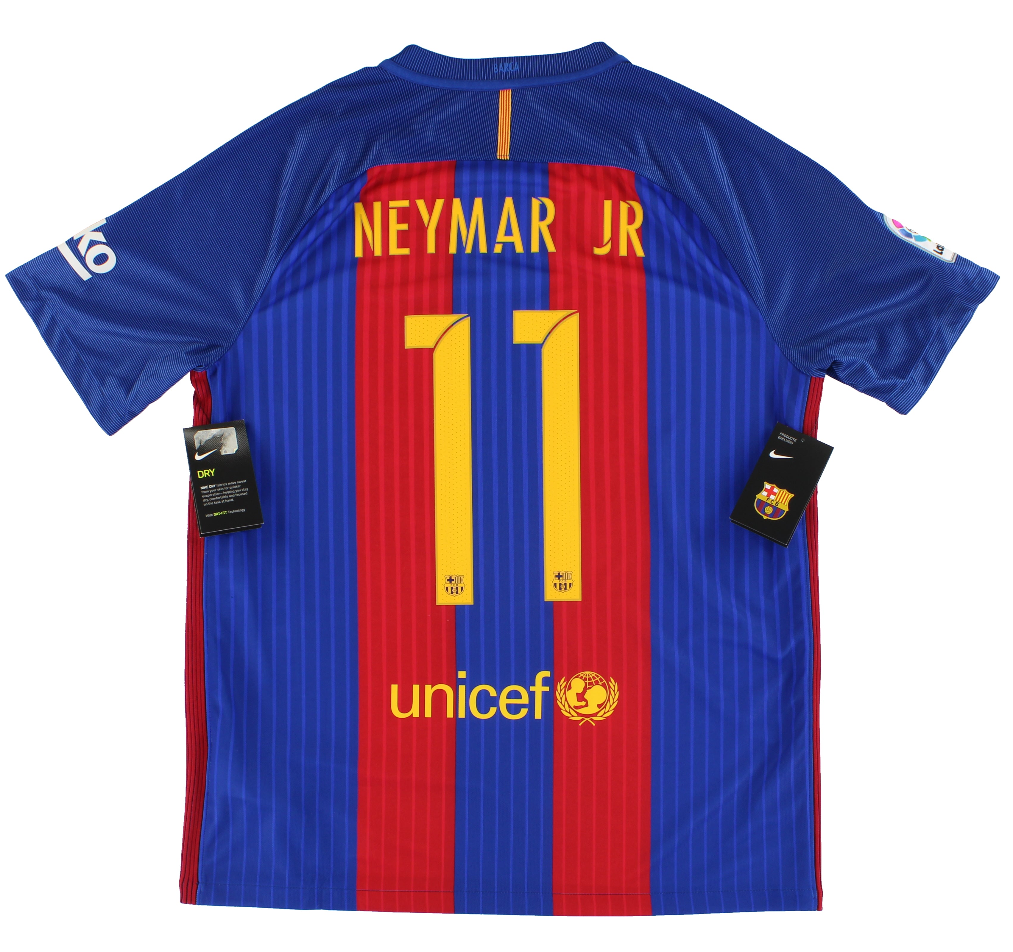 2016-17 Barcelona Nike Home Shirt Neymar Jr #11 *w/tags* L