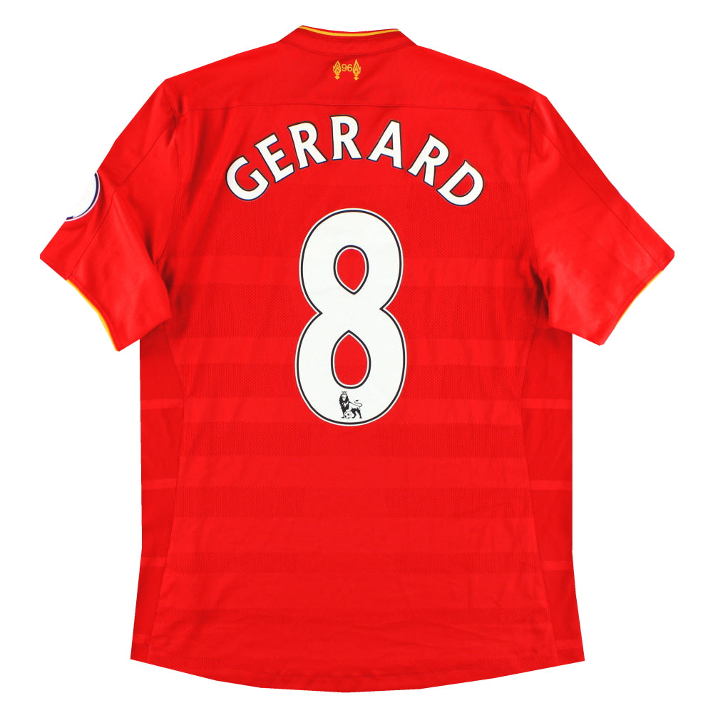2016-17 Liverpool New Balance Home Shirt Gerrard #8 L MT630001