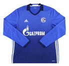 2016-17 Schalke adidas Home Shirt L/S XL