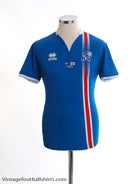 2016 Iceland 'v. England' Home Shirt S Football Shirt