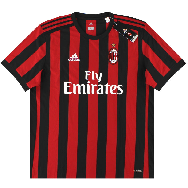 2017-18 AC Milan adidas Home Shirt *w/tags* XL Football Shirt