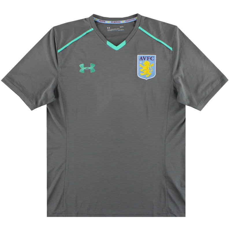 2017-18 Aston Villa Under Armour Training Shirt L Training Shirt